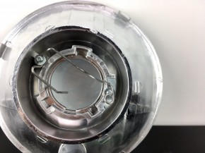 INSERT f. headlamp, clear lens, 7 inch, "e"-marked, f. SR 500, SRX 600, Norton Commando