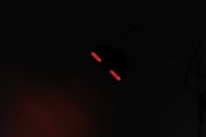 HIGHSIDER LED Rücklicht FLIGHT, schwarz, rotes Glas