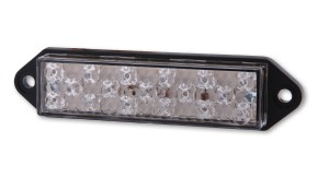 SHIN YO LED-Rücklicht, SUPERFLAT, Klarglas, mit Befestigungslaschen, E-gepr.