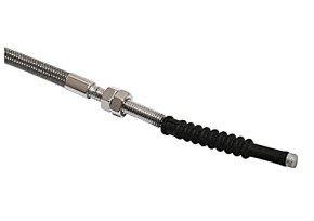 - Kein Hersteller - Steel braided clutch cable, HONDA VT600 C, 150 mm extended