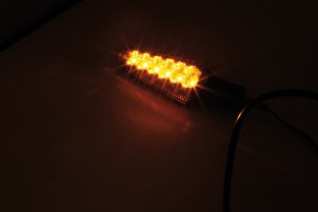 KOSO LED indicator NUOVO, black, amber lens