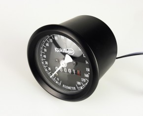 Tachometer, KICKSTARTER-Edition SMITH-Style, schwarz, 60mm, K=1,4