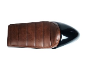 Cafe-Racer SEAT, universal, brown leather