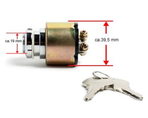 Ignition Switch With Start Function Universal Use Motorcycle Car Oldtimer Tractor