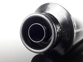 SILENCER / exhaust system, Marving "EDR", black chrome-plated, f. YAMAHA XT600 -89, "e"-marked