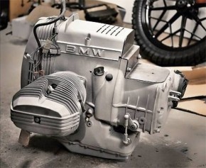 COVER f. motor / gearbox /airfilterhousing, 2mm raw steel, f. BMW 2 valve R-models