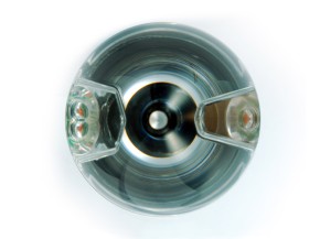 handlebar end LED-INDICATOR, "m.blaze cone" by MOTOGADGET, black anodized aluminium, left