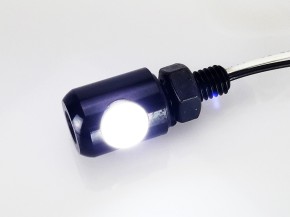 LED-KENNZEICHENLEUCHTE (SMD LED) aus Aluminium, Lampe, schwarz, e-geprüft