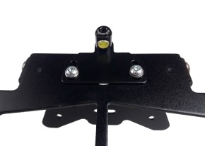 ATTACHMENT for licence plate light,  black