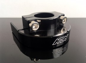Throttle control for twist grip, 7/8", cnc, alloy, black
