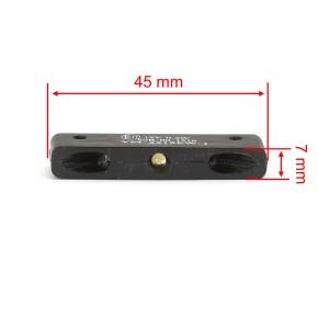 Kennzeichenbeleuchtung Micro schwarz LED nur 7mm hoch 12 mm tief