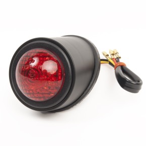Single Tail Taillight Black / Red, ECE
