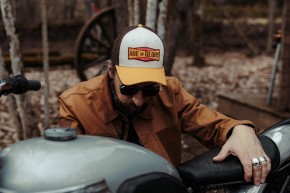 Age of Glory Trucker Cap Keep it real brown yellow