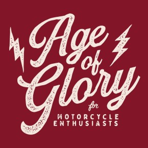 Age of Glory T-Shirt Logo Tee burgundy XL